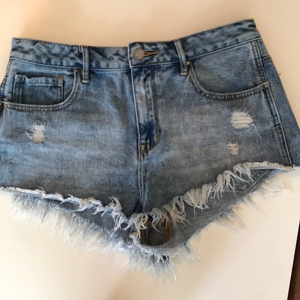 High waisted denim